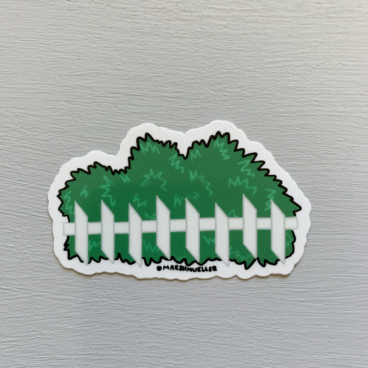 Shrubbery Sticker