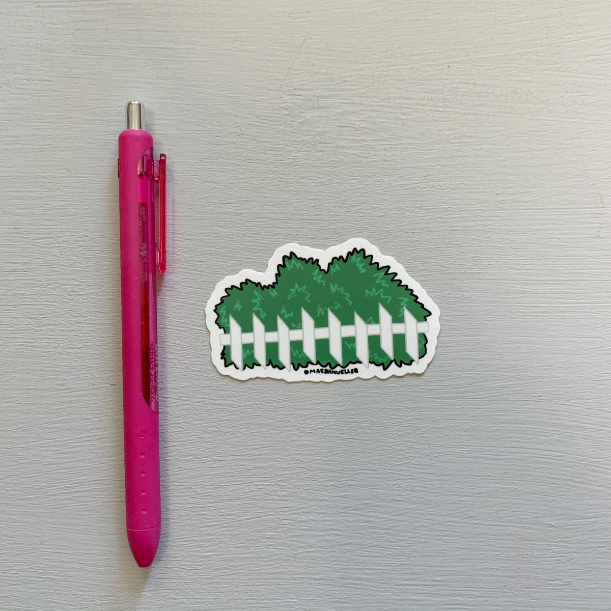 Shrubbery Sticker