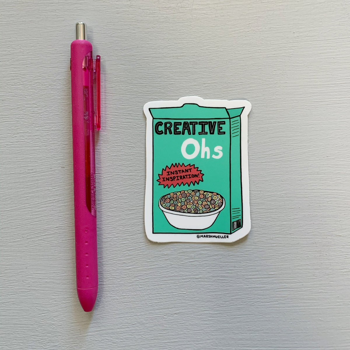 Creative Ohs Sticker