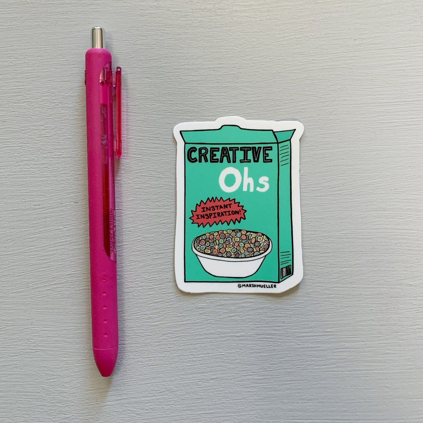 Creative Ohs Sticker