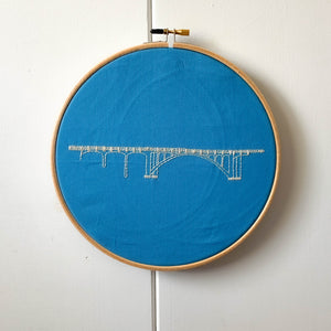 Depoe Bay Bridge Embroidery Kit