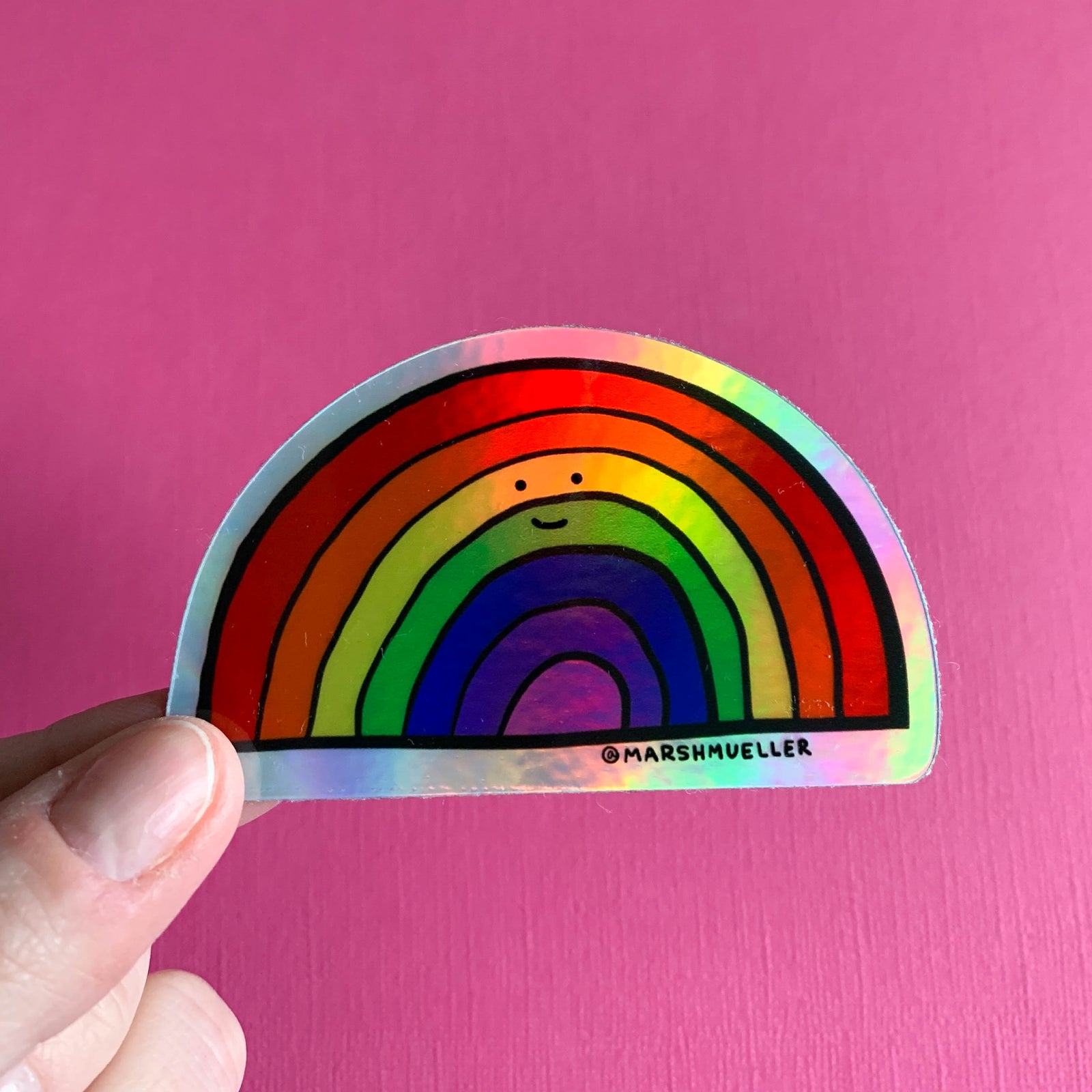 Holographic Rainbow Sticker