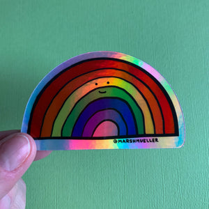 Holographic Rainbow Sticker