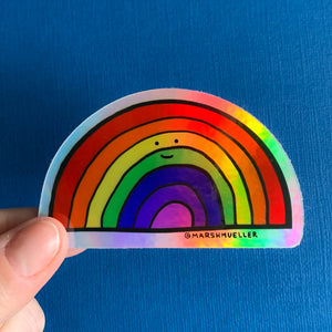 Holographic Rainbow Sticker