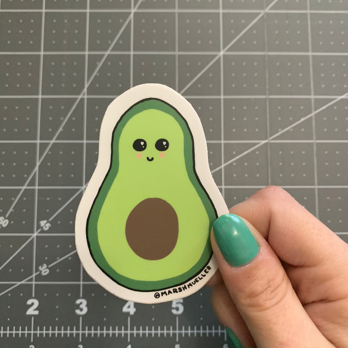 Cute Avocado Sticker