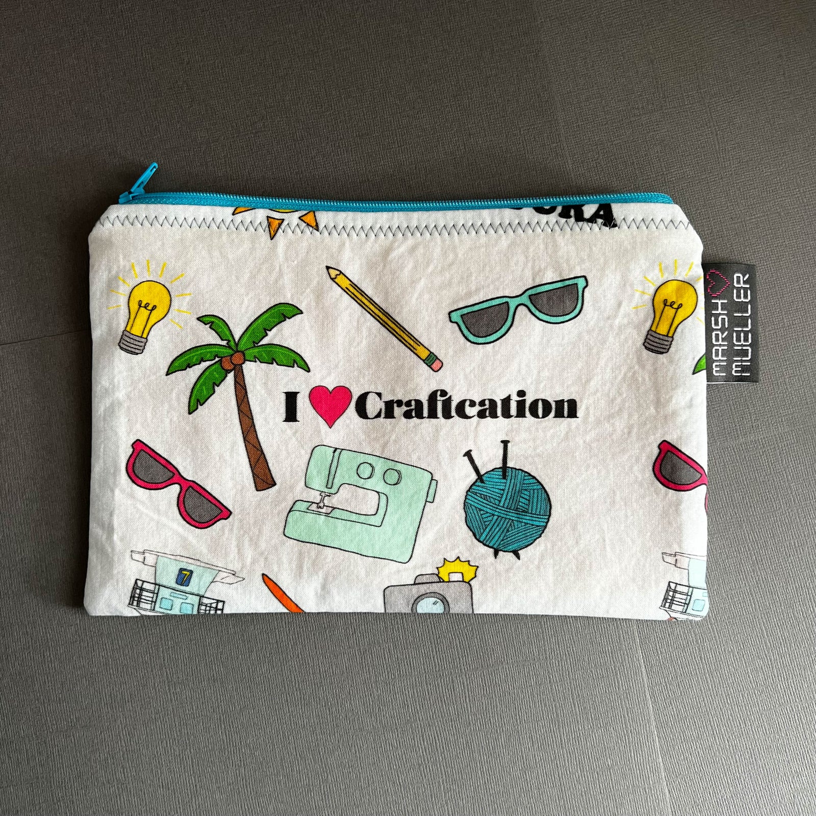 Craftcation Love Zipper Pouch