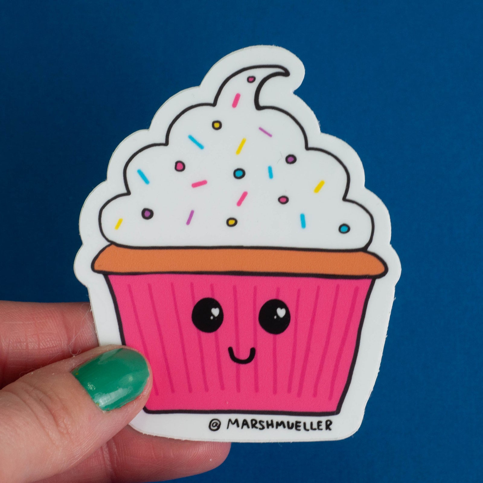 Cute Cupcake Sticker