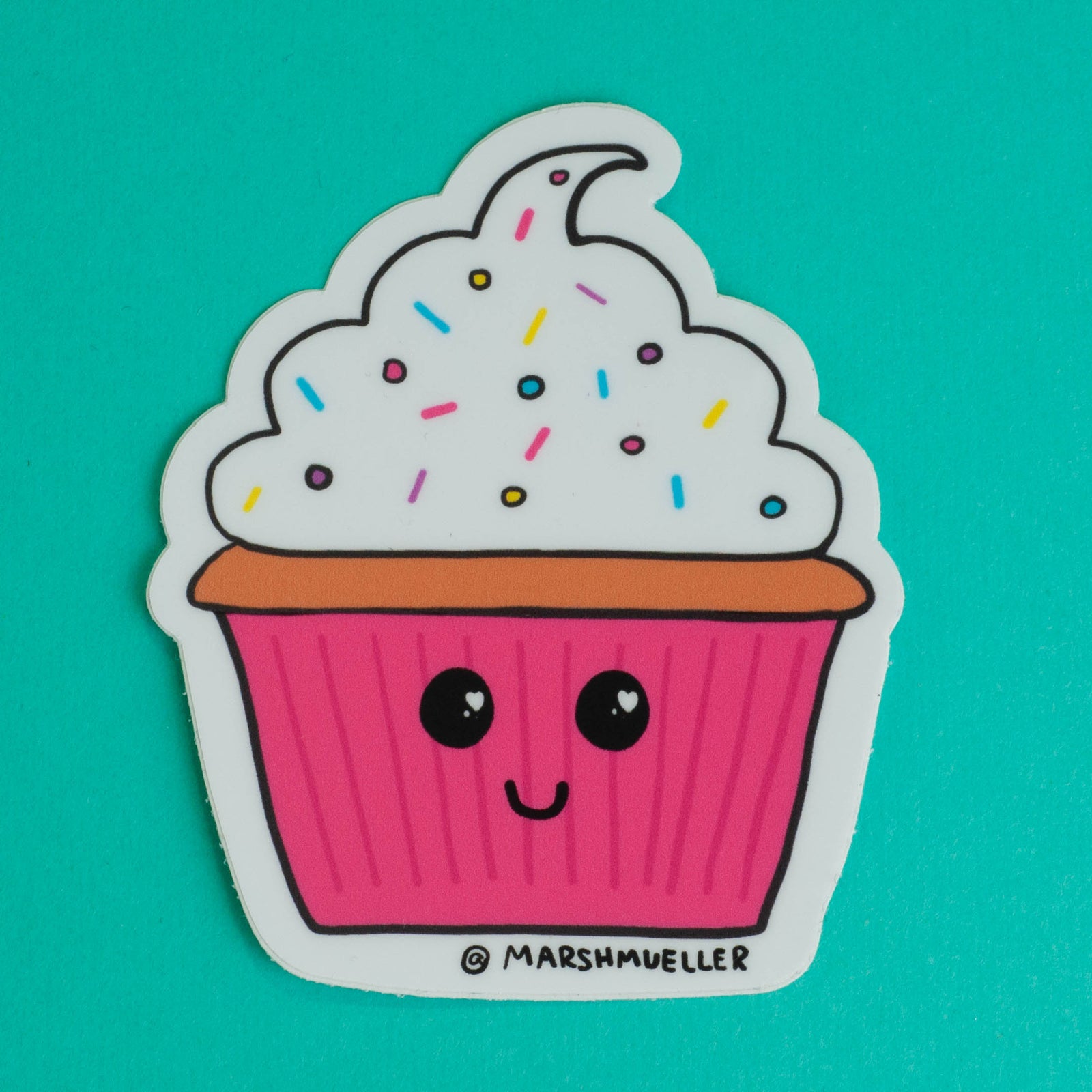 Cute Cupcake Sticker
