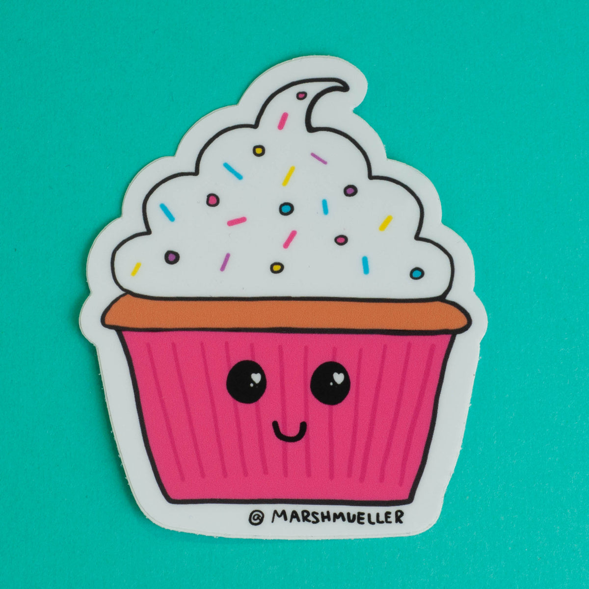 Cute Cupcake Sticker