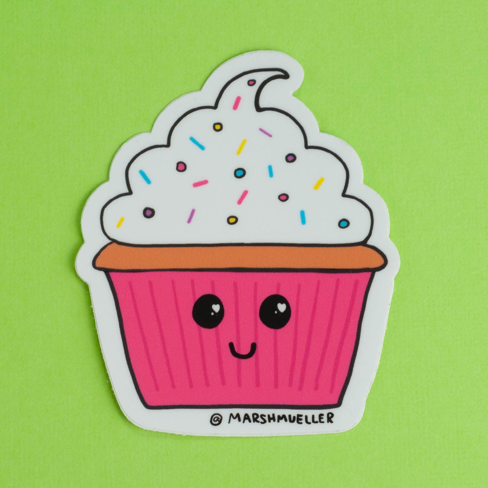 Cute Cupcake Sticker