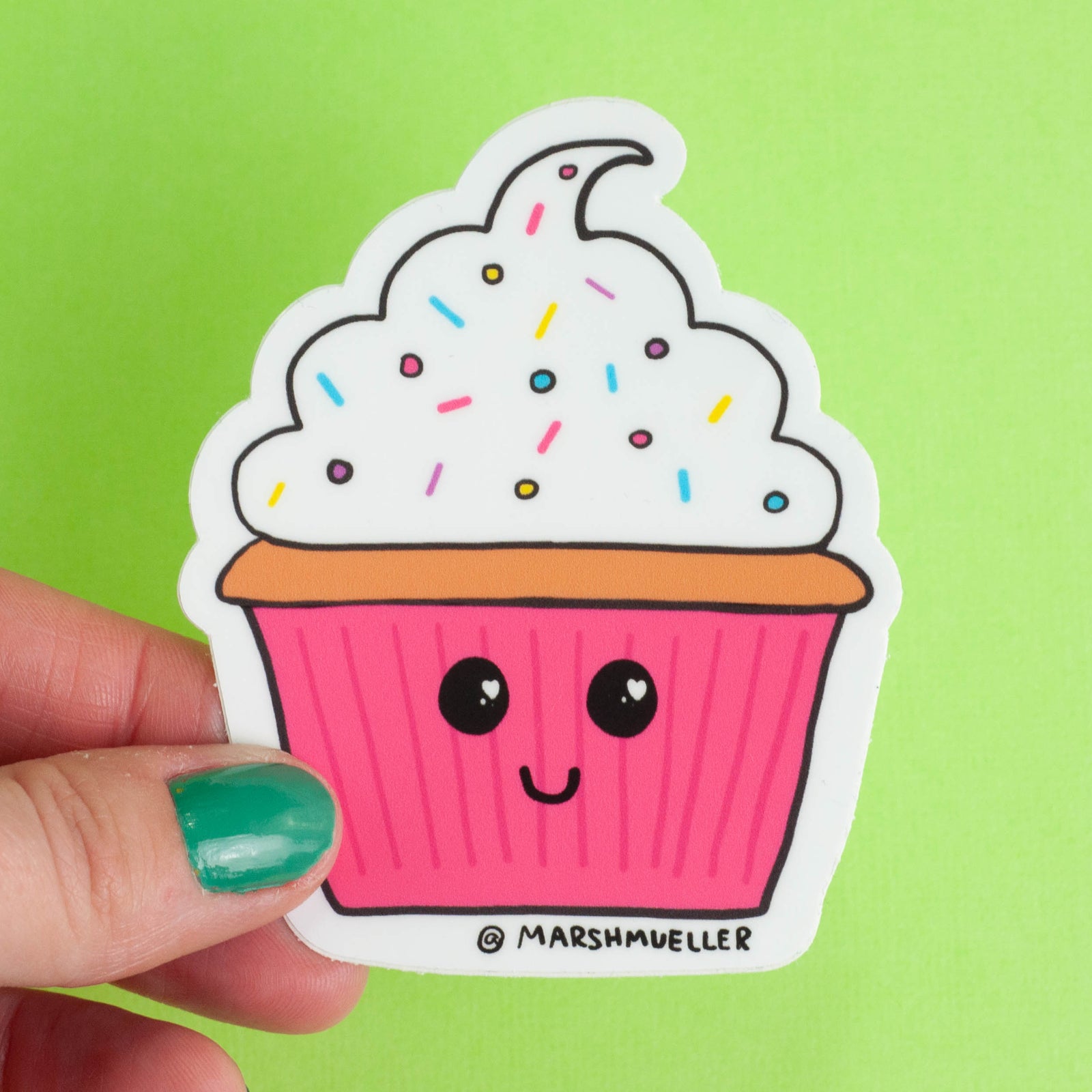 Cute Cupcake Sticker