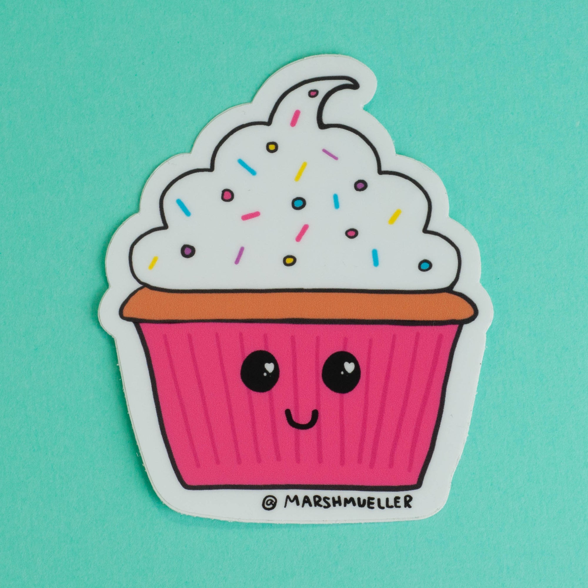 Cute Cupcake Sticker