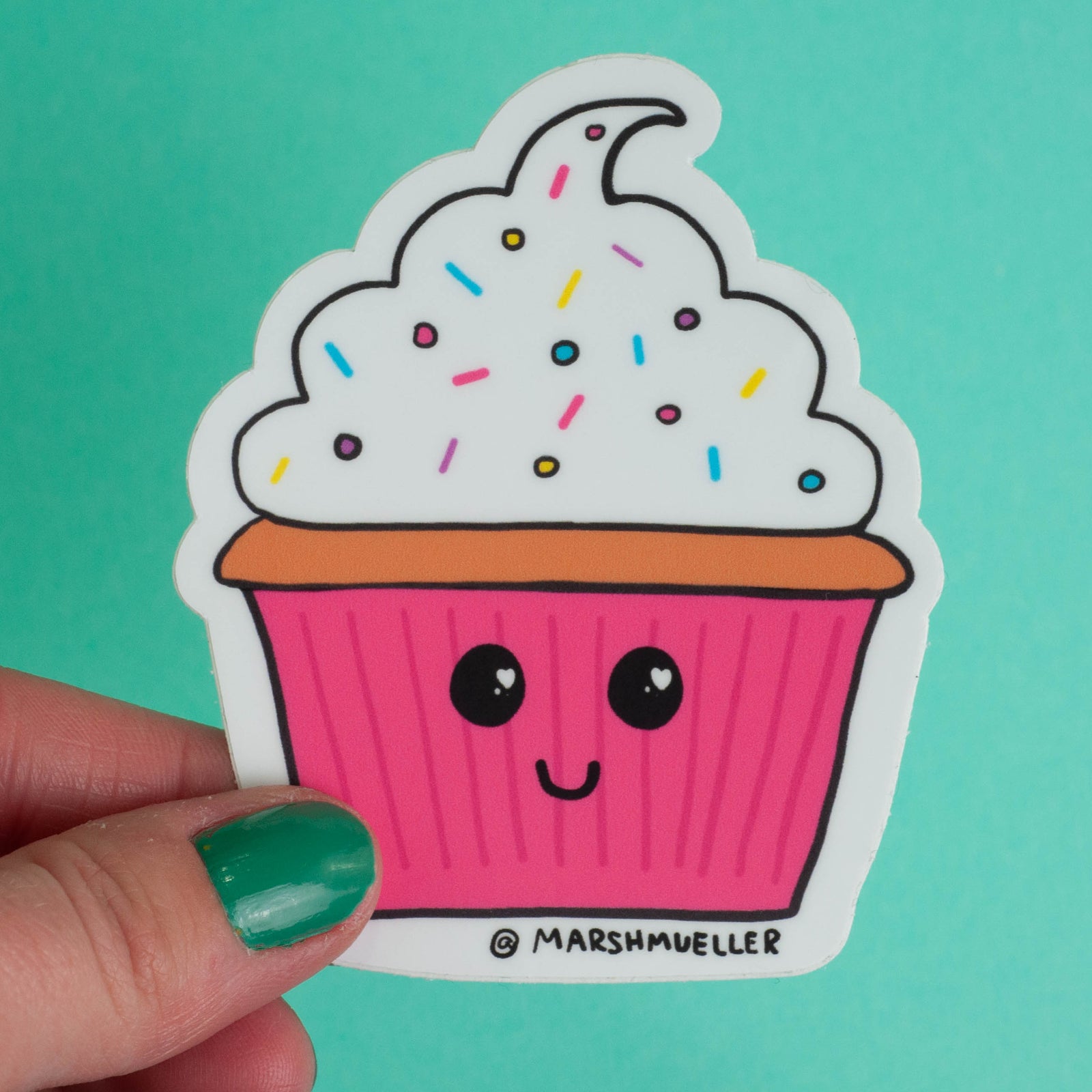 Cute Cupcake Sticker