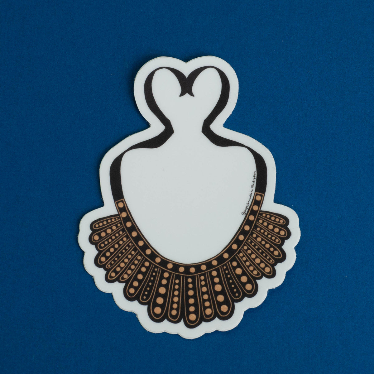 RBG Dissent Collar Sticker