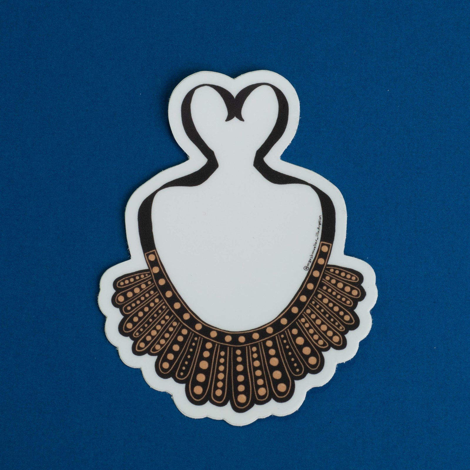 RBG Dissent Collar Sticker