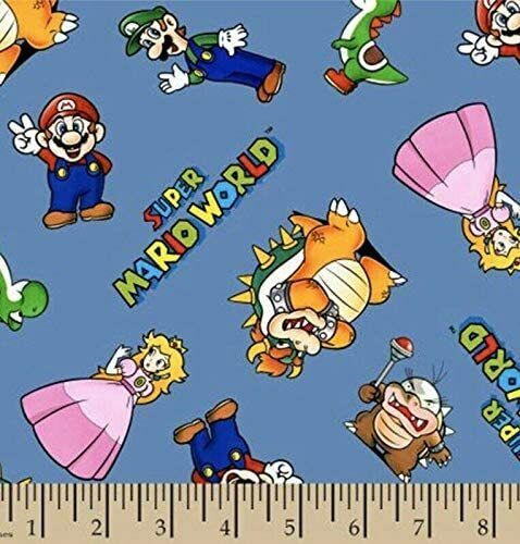 Super Mario World - Fabric by the Yard