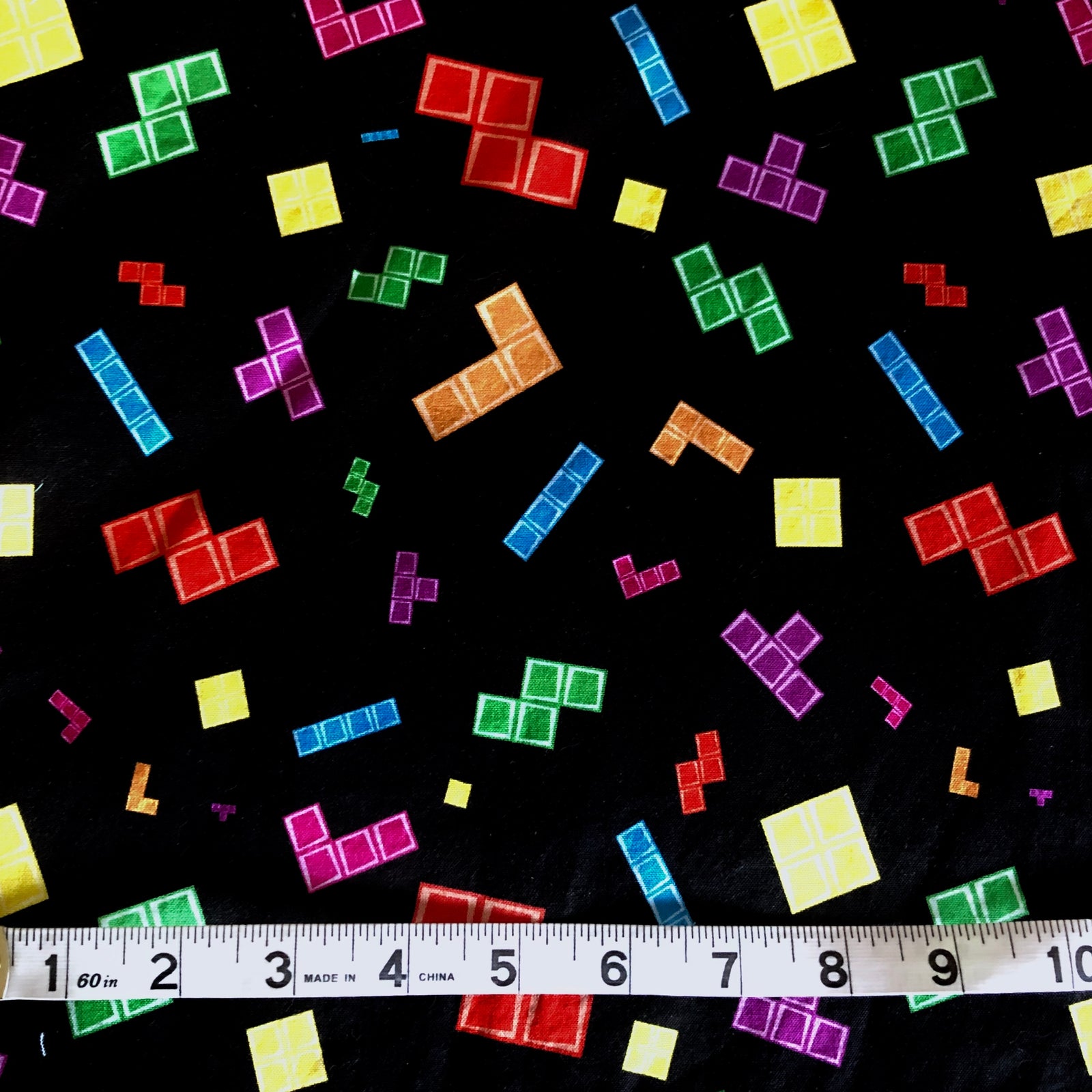 Tetris - Fabric by the Yard - Out of Print