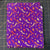 Blast Off! Purple Flannel - 1.75 yards - Out of Print